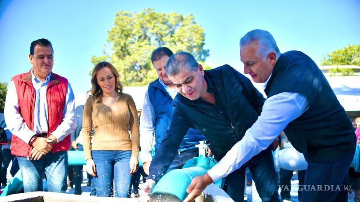 En Torreón, inauguran Riquelme y Román Cepeda sexto pozo de agua en lo que va del año