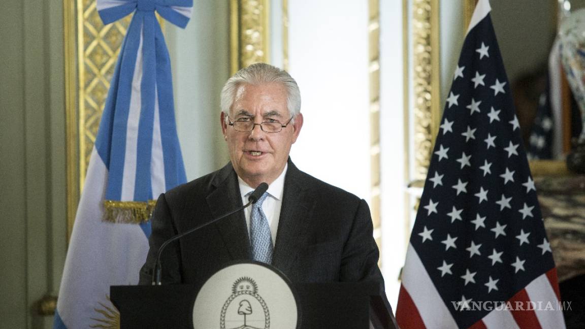 Es necesario seguir aislando a Venezuela, afirma Rex Tillerson