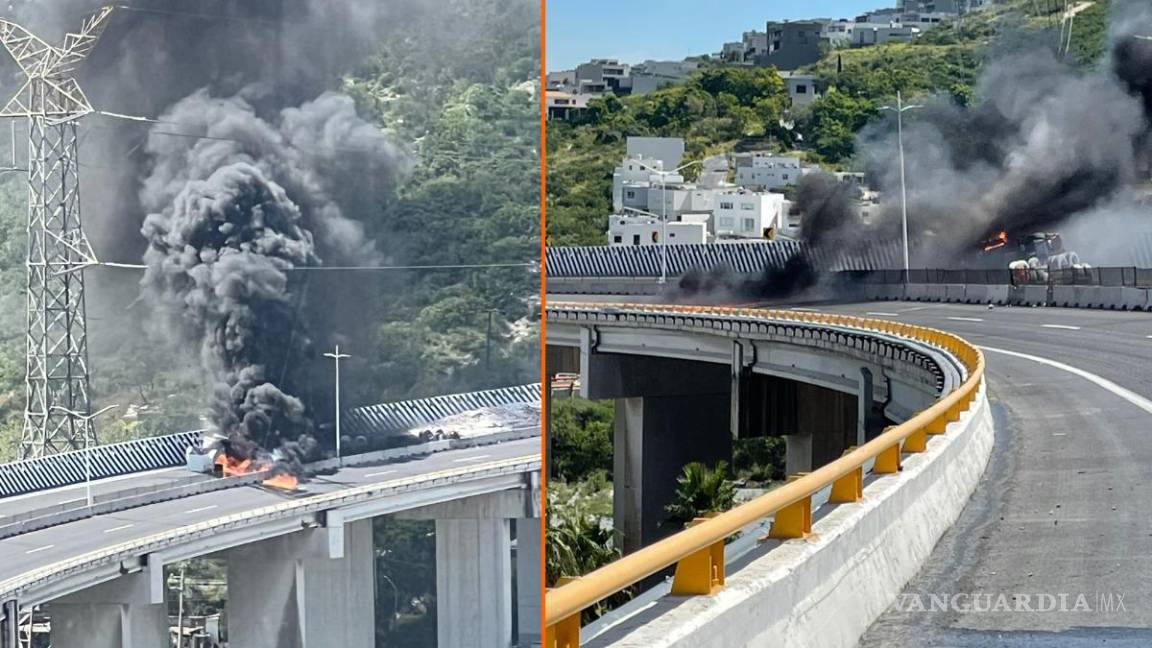 Cierran autopista Saltillo-Monterrey tras accidente; PC reporta 6 personas sin vida y 2 heridos