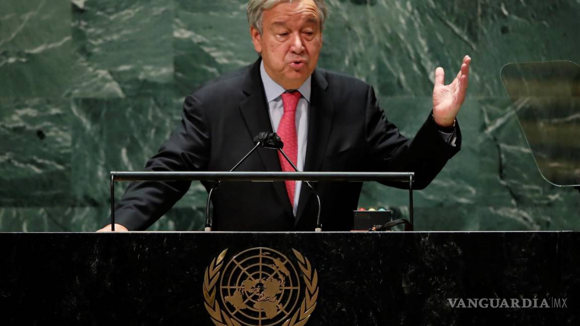 “Estamos al borde de un abismo” advierte António Guterres