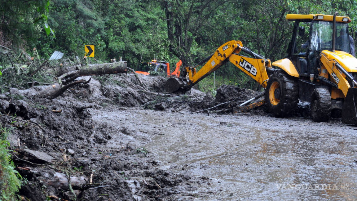 Oaxaca reporta 118 tramos carreteros afectados por Narda