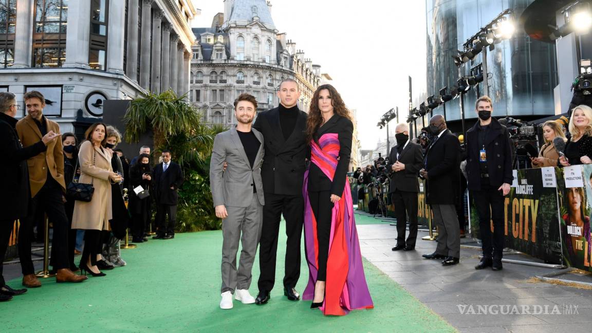 $!Daniel Radcliffe, Channing Tatum y Sandra Bullock acudieron a la premier de la película, en Reino Unido.