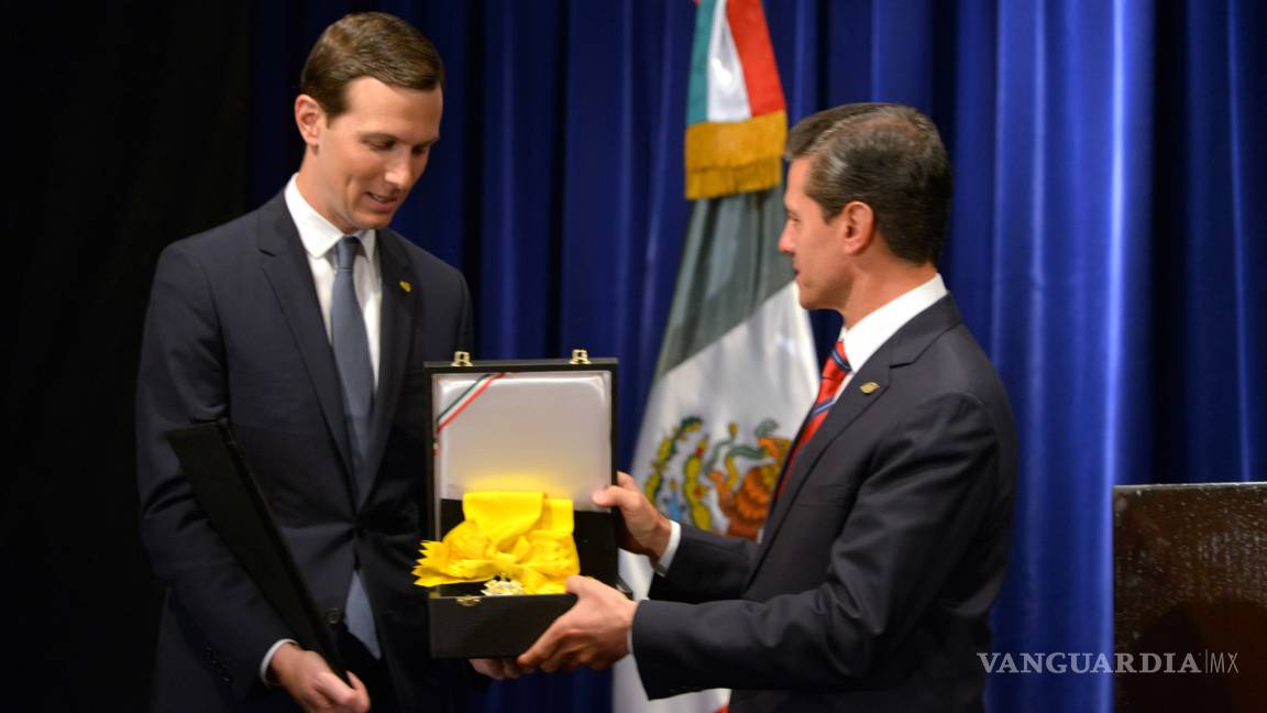 SRE defiende condecoración que otorgó Peña Nieto a Jared Kushner