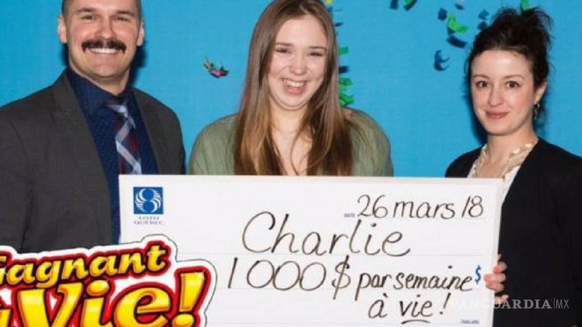 Joven gana lotería con el 1er boleto que compra en su vida