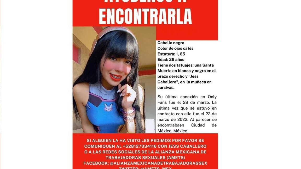 $!Mayra Guadalupe Mata, está desaparecida desde finales de marzo de este año