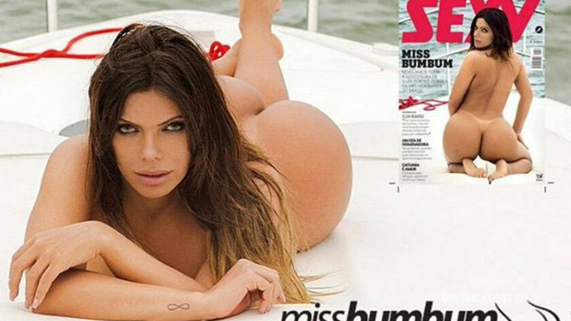 Reina del Miss Bum Bum presume su trasero desnudo