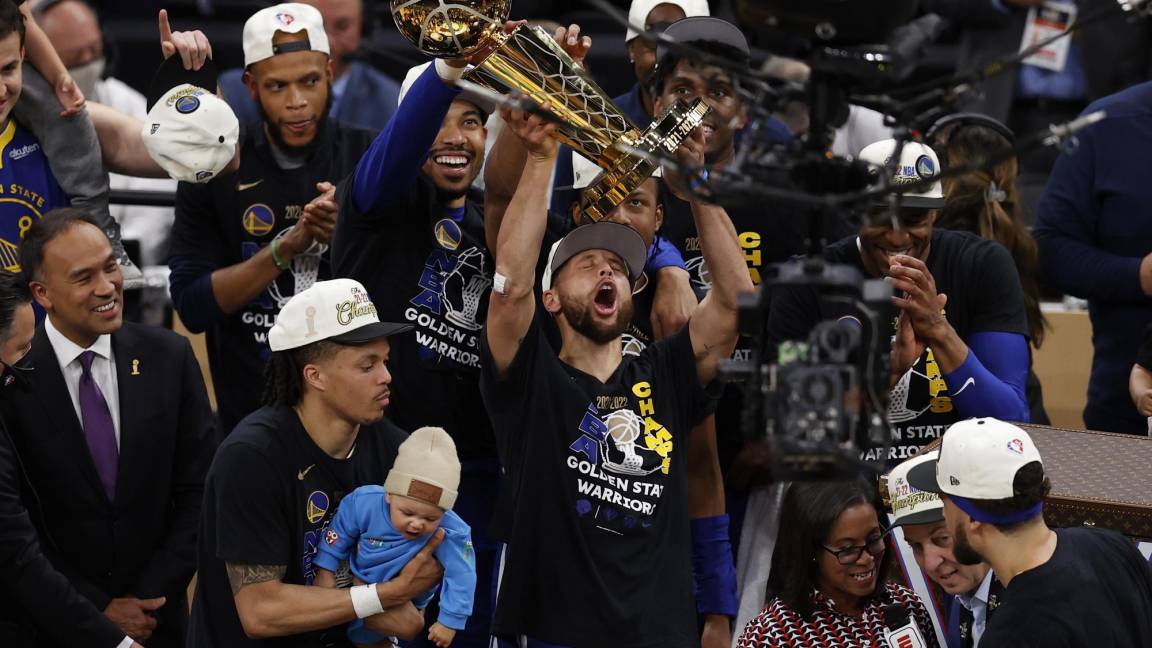 $!Los Golden State Warriors conquistaron este jueves el séptimo título de la NBA de su historia, el cuarto en los últimos ocho años