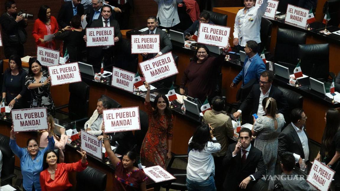 En sesión, el Senado declara constitucional la reforma Judicial sin presencia de la oposición