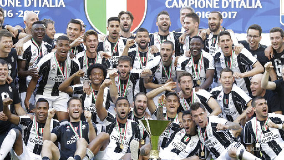 Juventus campeón otra vez, impone récord con 6 títulos seguidos en Serie A