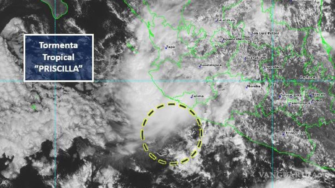 Varios estados se verán afectados por tormenta tropical 'Priscilla'