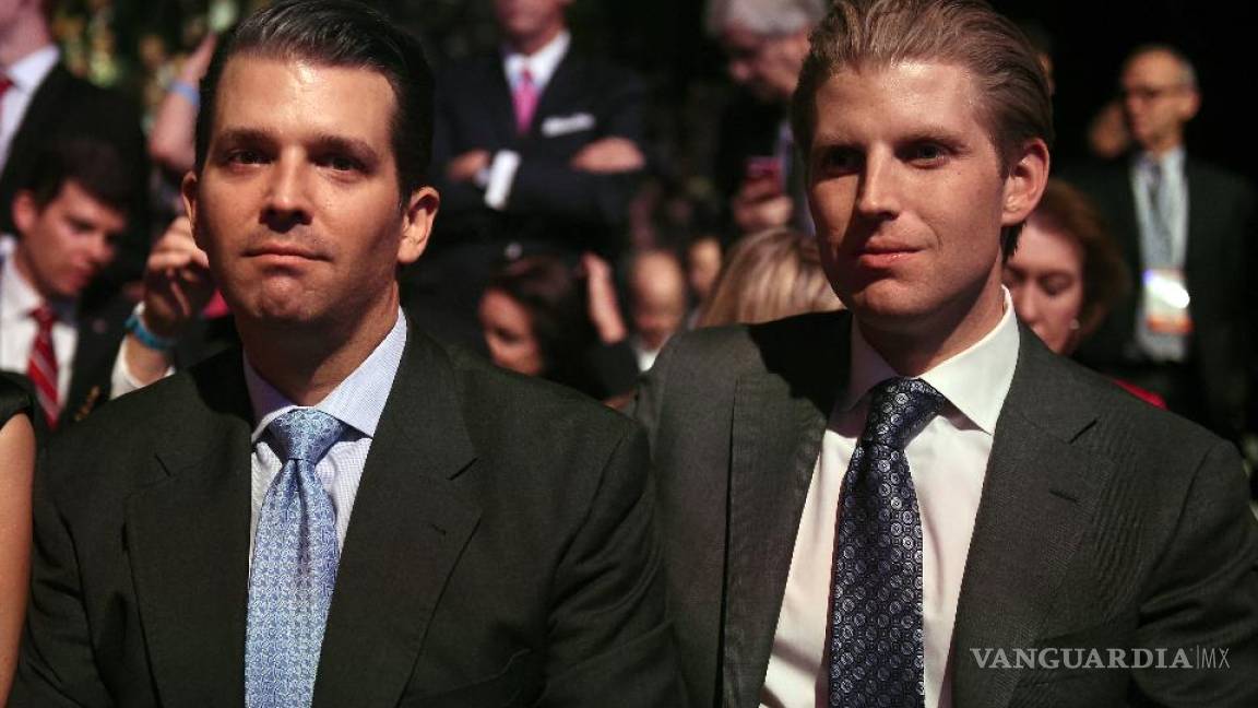 Hijos de Trump aprovechan que su padre está en la Casa Blanca para expandir su negocio