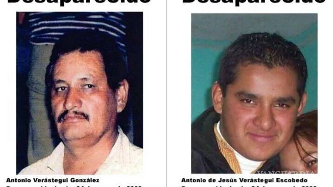 Han pasado 8 años desde que padre e hijo desaparecieron en Parras, y aún no hay noticias de ellos