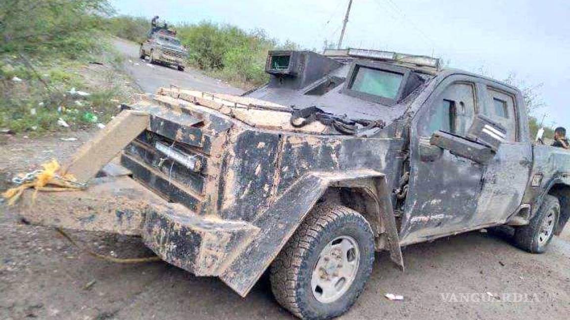 Sicarios abandonan ‘monstruos’ tras balacera en San Fernando, Tamaulipas