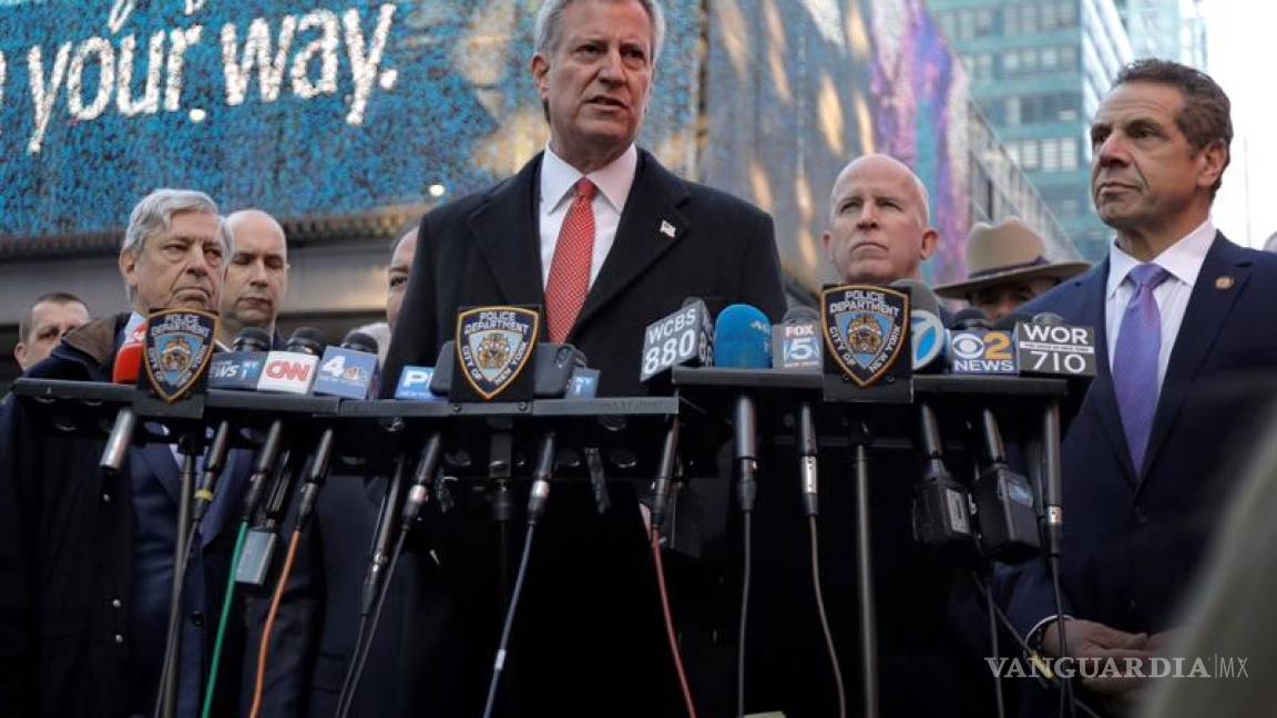 Explosión fue intento de un atentado terrorista, dice el alcalde de Nueva York