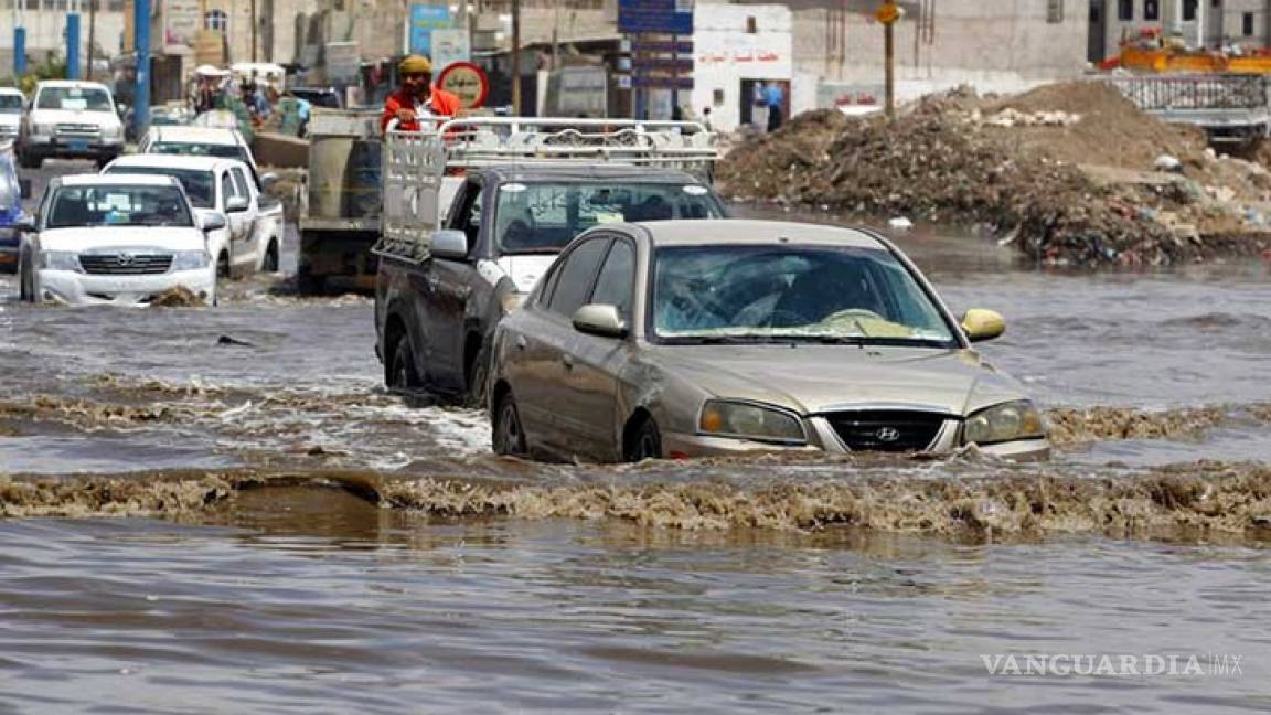 Inundaciones causan estragos y muertos en Yemen