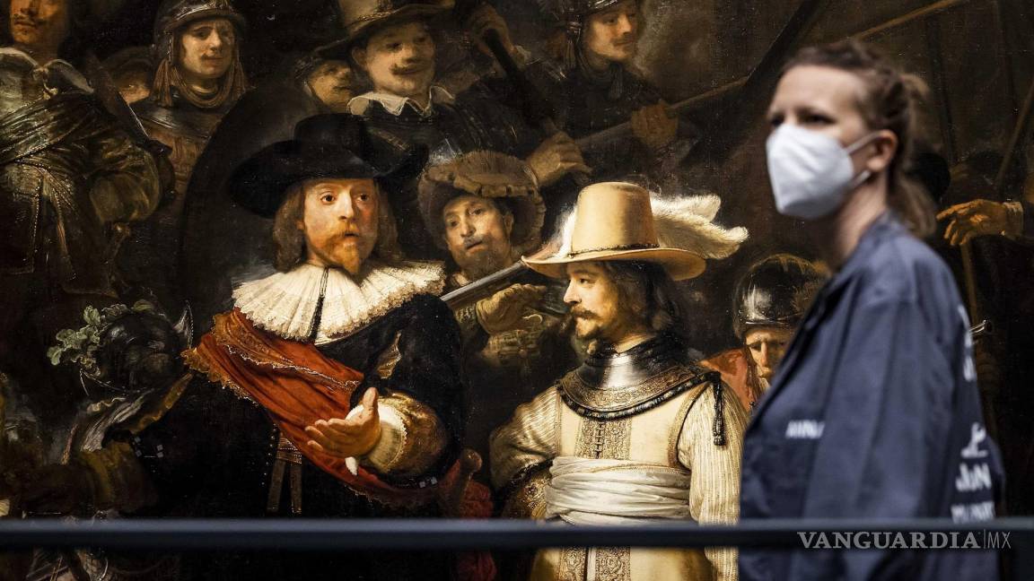 Con inteligencia artificial reconstruyen versión original de “Ronda de Noche” de Rembrandt