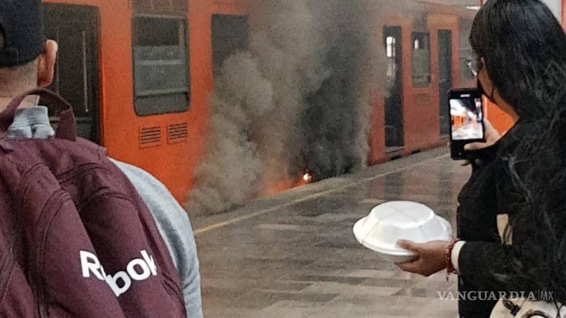 Otro incidente en el Metro de la CDMX; reportan incendio en vagón de la línea 5