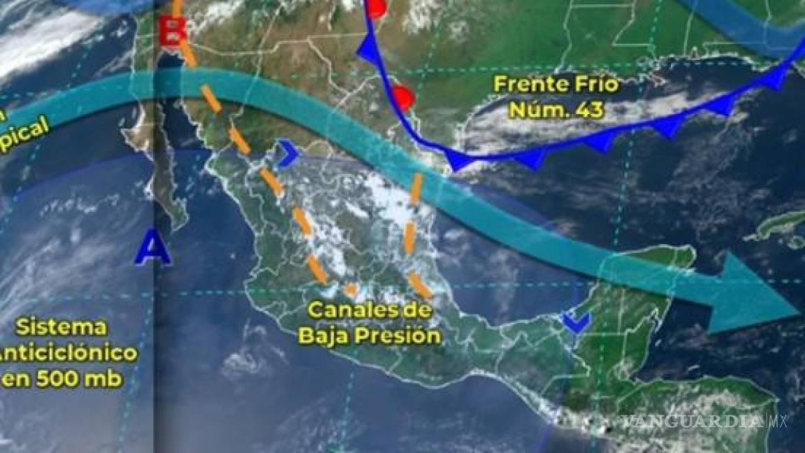 Pese a Frente Frío 43, pronostican calor intenso para gran parte de México; se esperan chubascos en Coahuila
