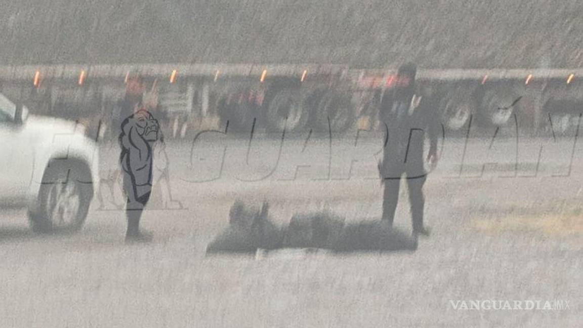 $!Reportan hallazgo de restos humanos en la carretera Matehuala-Saltillo, en Galeana, Nuevo León