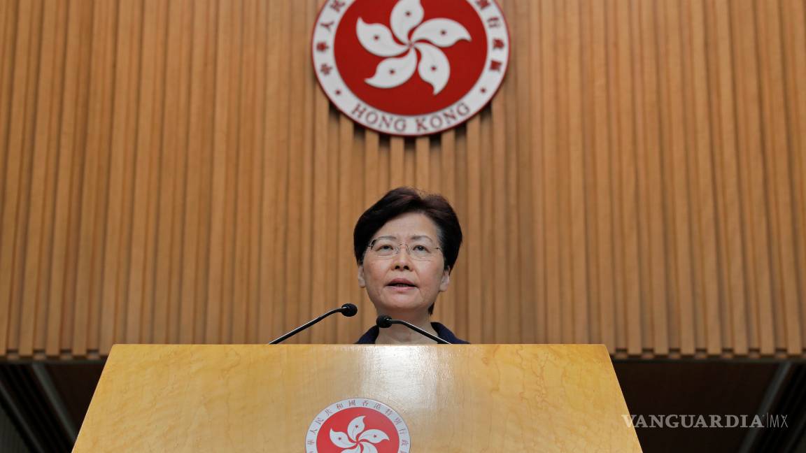 $!Carrie Lam, jefa ejecutiva de Hong Kong promete diálogo para acabar con las protestas