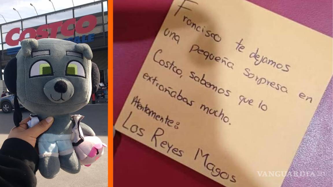 Niño pierde peluche en Costco de Saltillo y ‘Reyes Magos’ se lo regresan (FOTOS)