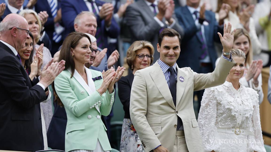 Breve, pero emotivo, el homenaje a Roger Federer en Wimbledon