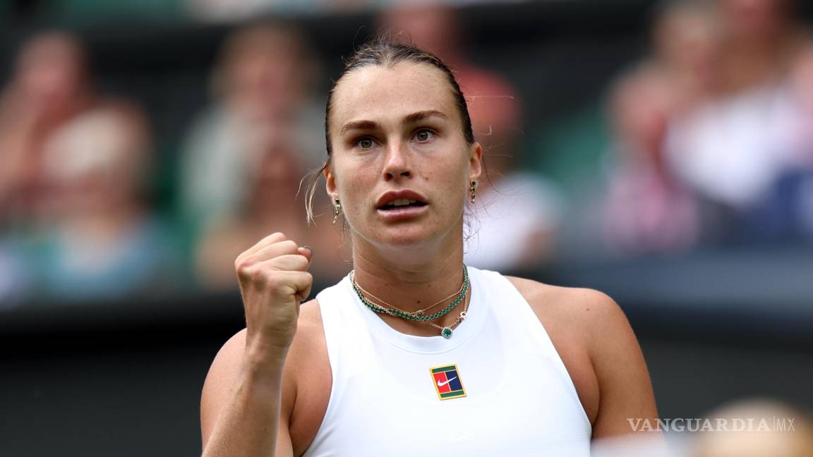 Aryna Sabalenka avanza a tercera ronda en Wimbledon tras vencer a Marie Bouzkova