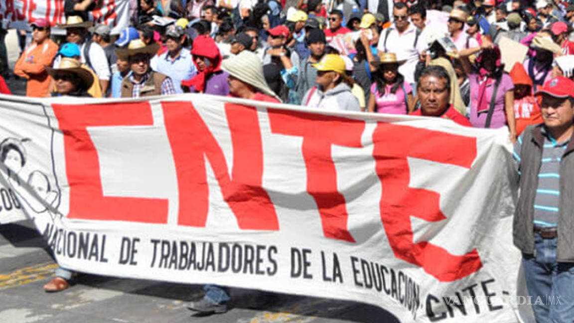 La CNTE advierte, 'si reforma educativa no se abroga en la ley, será en las calles'