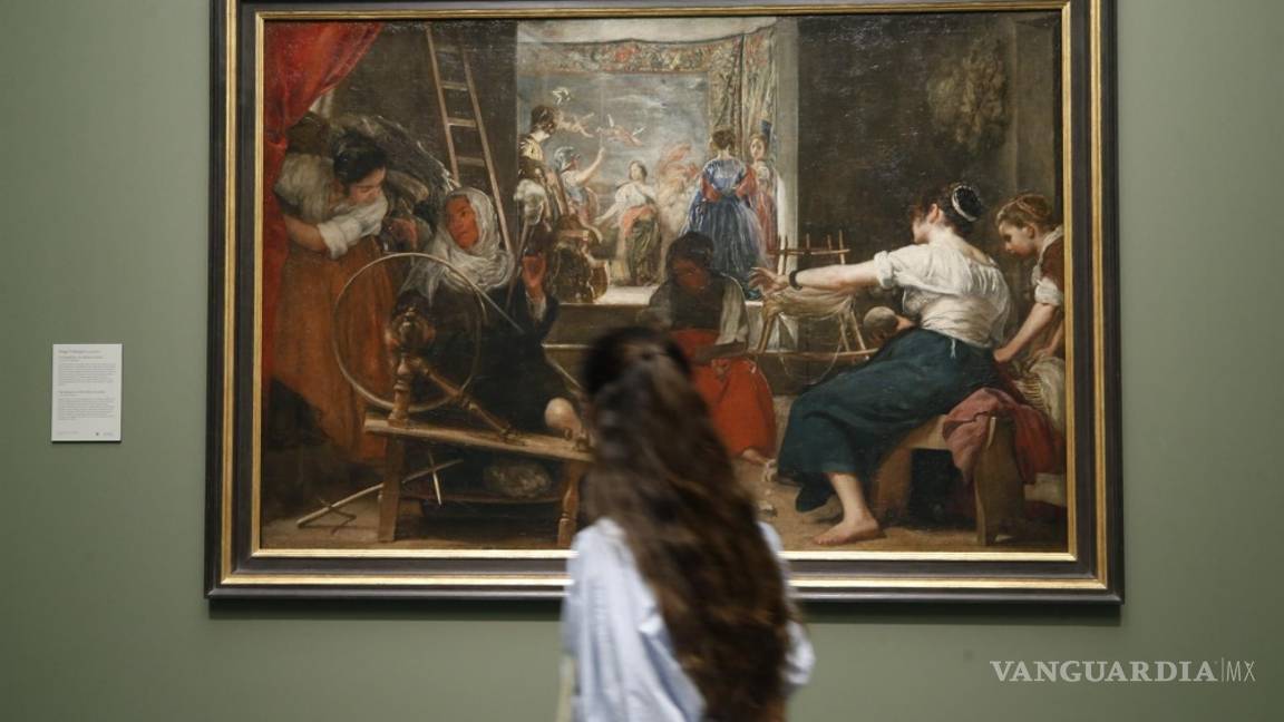 $!"Las Hilanderas", podrá verse por primera vez en el Prado tal como lo pintó Velázquez