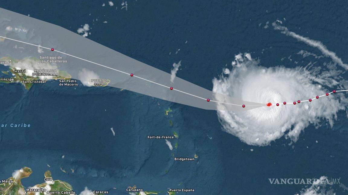 $!Huracán Irma alcanza categoría 4; continúa ganando fuerza