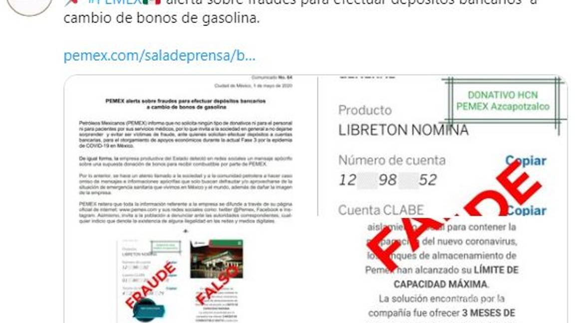 $!Pemex no dará 3 meses gratis de gasolina a usuarios; rechazan comunicado apócrifo