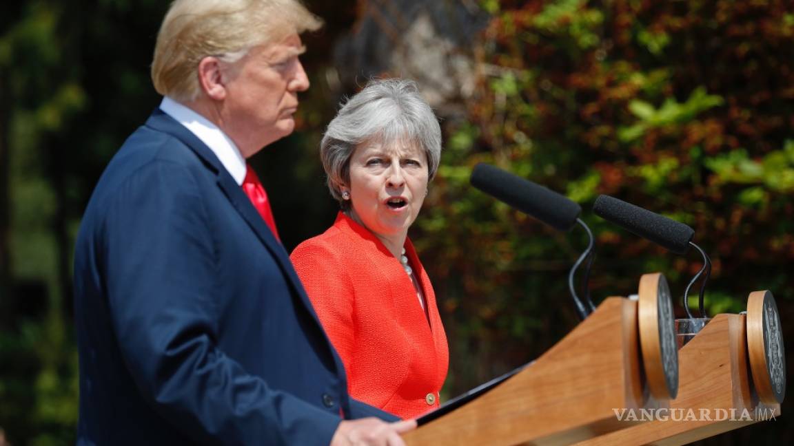 En entrevista con el diario The Sun Trump acusa a Theresa May de “destrozar” el Brexit