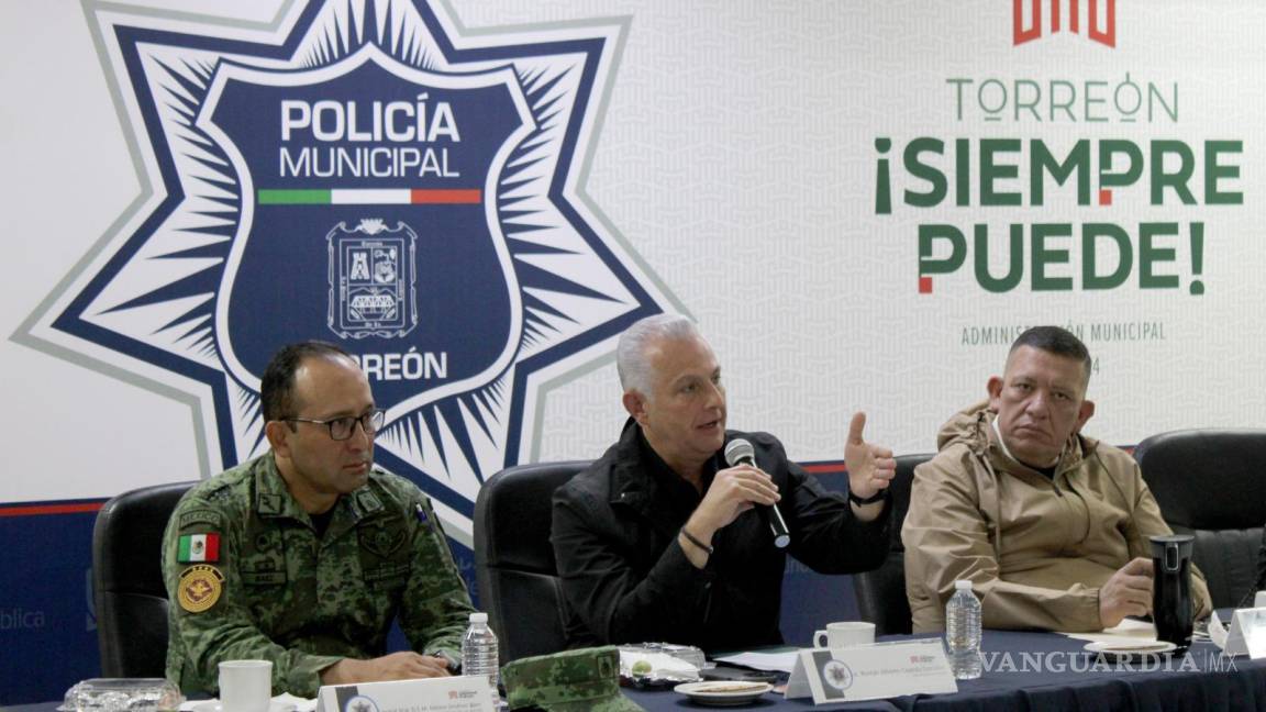 Reportan semana con baja de delitos en Torreón, pide Alcalde afianzar estrategia de seguridad