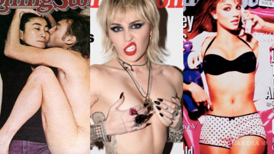 De Jonh Lennon a Miley Cyrus, estas son las portadas más atrevidas de Rolling Stone