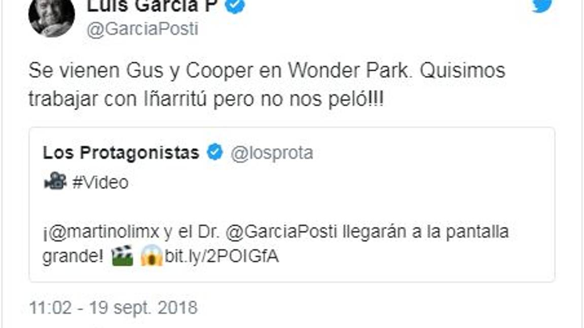 $!Martinoli y el Doctor García debutarán en el cine