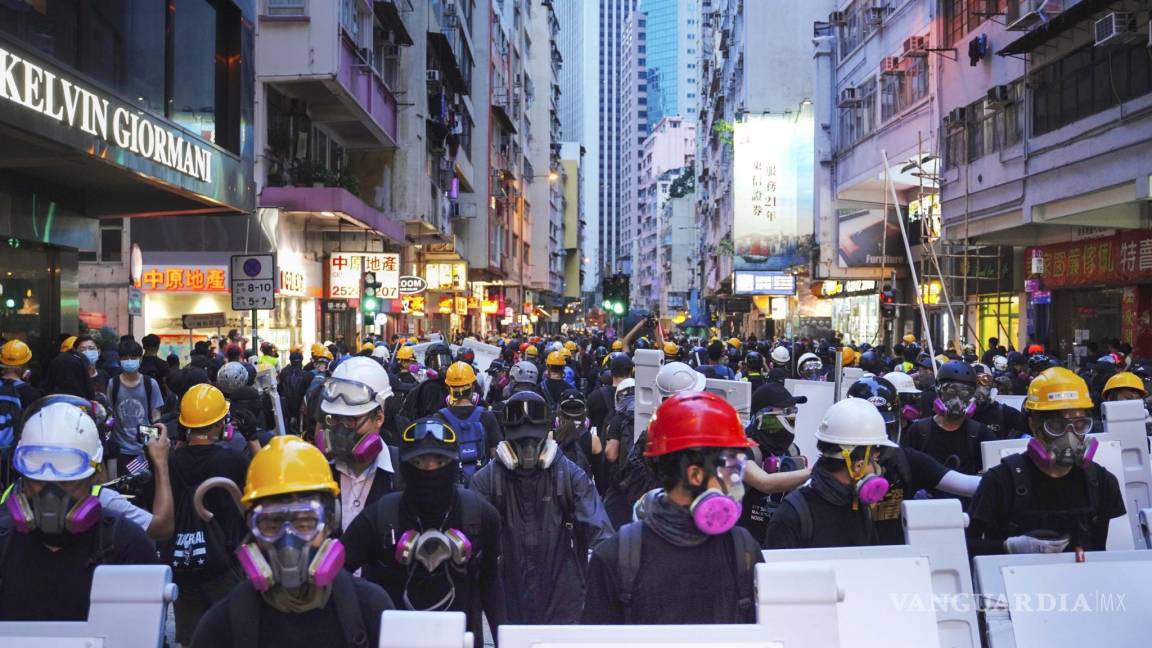 Manifestantes piden a Donald Trump que &quot;libere&quot; Hong Kong