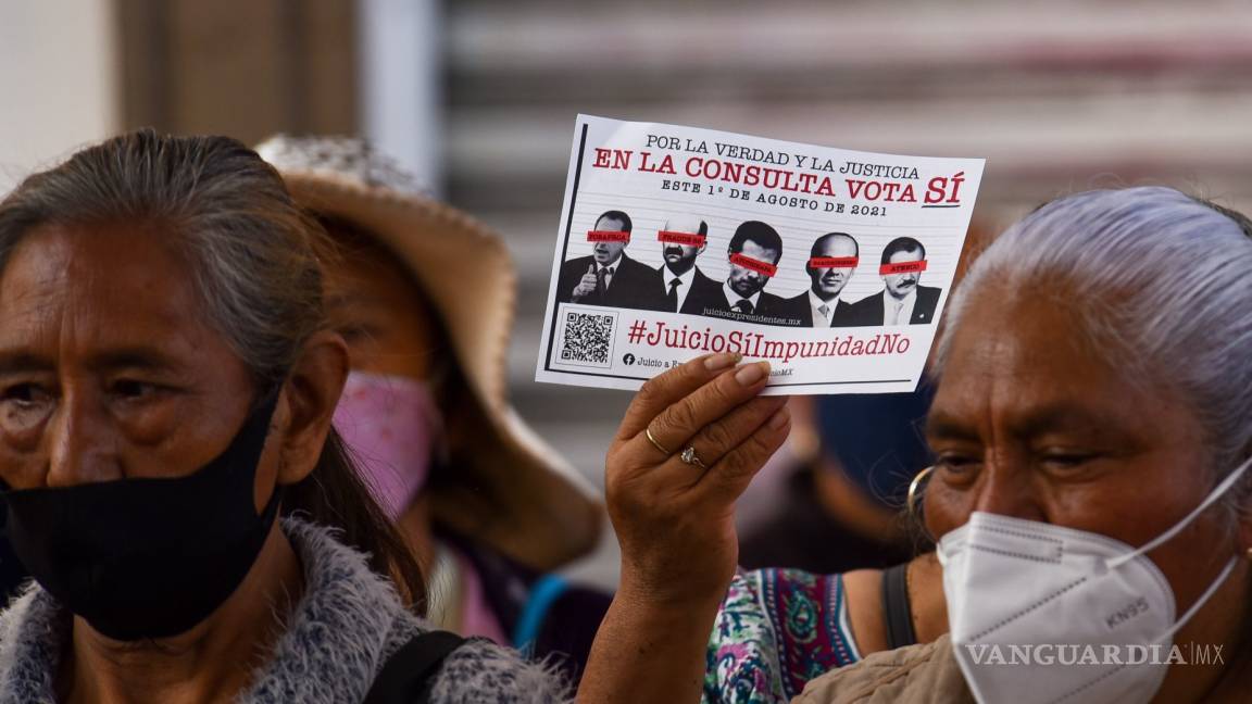 Consulta ciudadana para enjuiciar a expresidentes mexicanos en cinco puntos