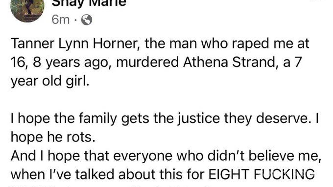 $!Asesinato de la niña Athena Strand conmociona a EU