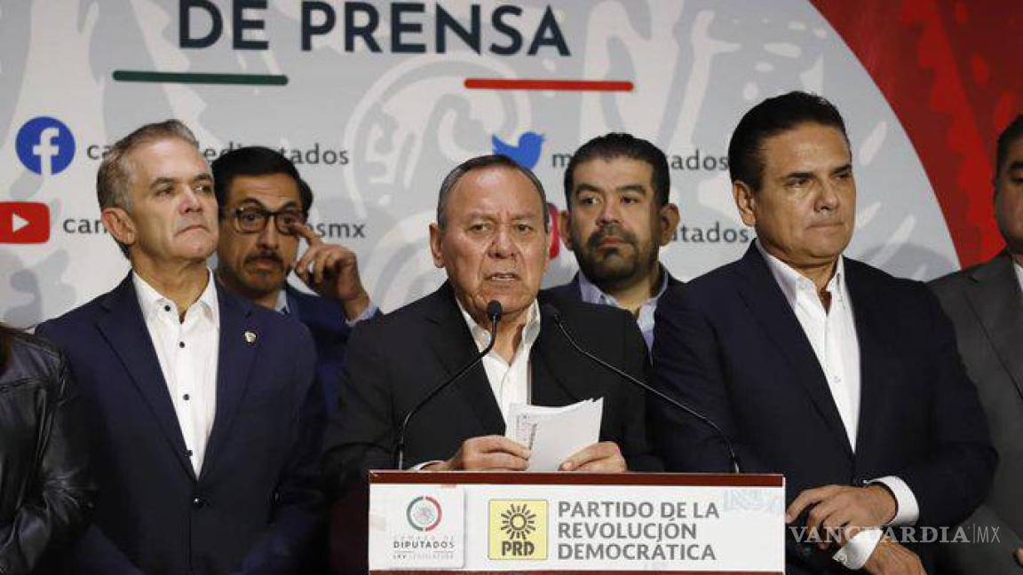 ‘Tiembla’ el Frente Amplio por México, PRD pausa su participación tras resultados de Aureoles y Mancera