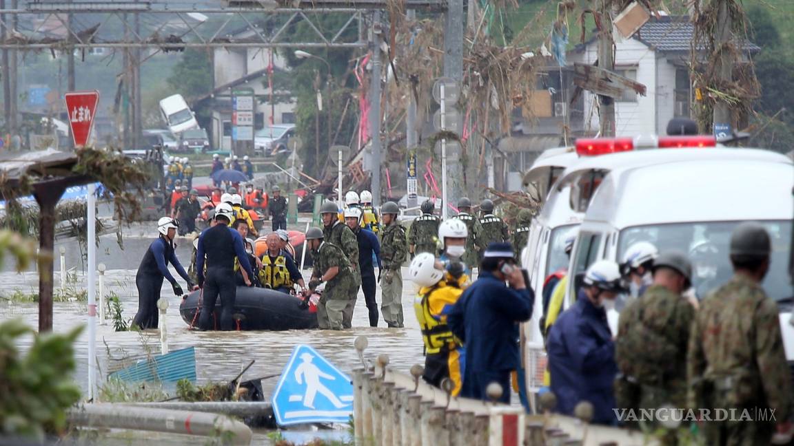 Dejan lluvias 34 muertos en Japón