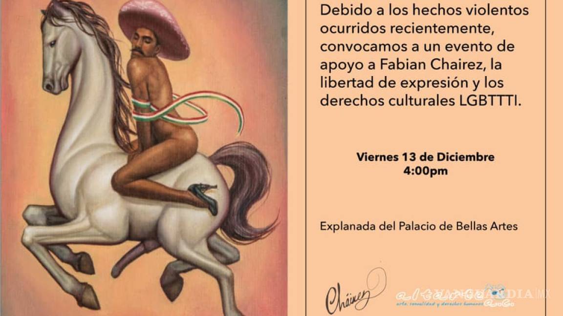 No queman pintura de Zapata pero sí golpean a jóvenes gays; esta comunidad convoca a protestar en Bellas Artes