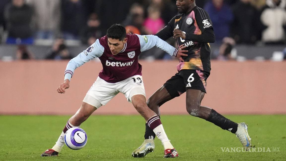 Edson Álvarez, indomable en la victoria del West Ham ante Leicester City