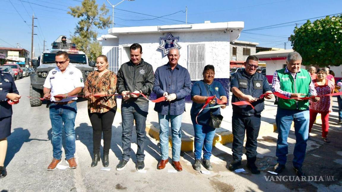 Inaugura Román Cepeda caseta policíaca en la colonia Tierra y Libertad