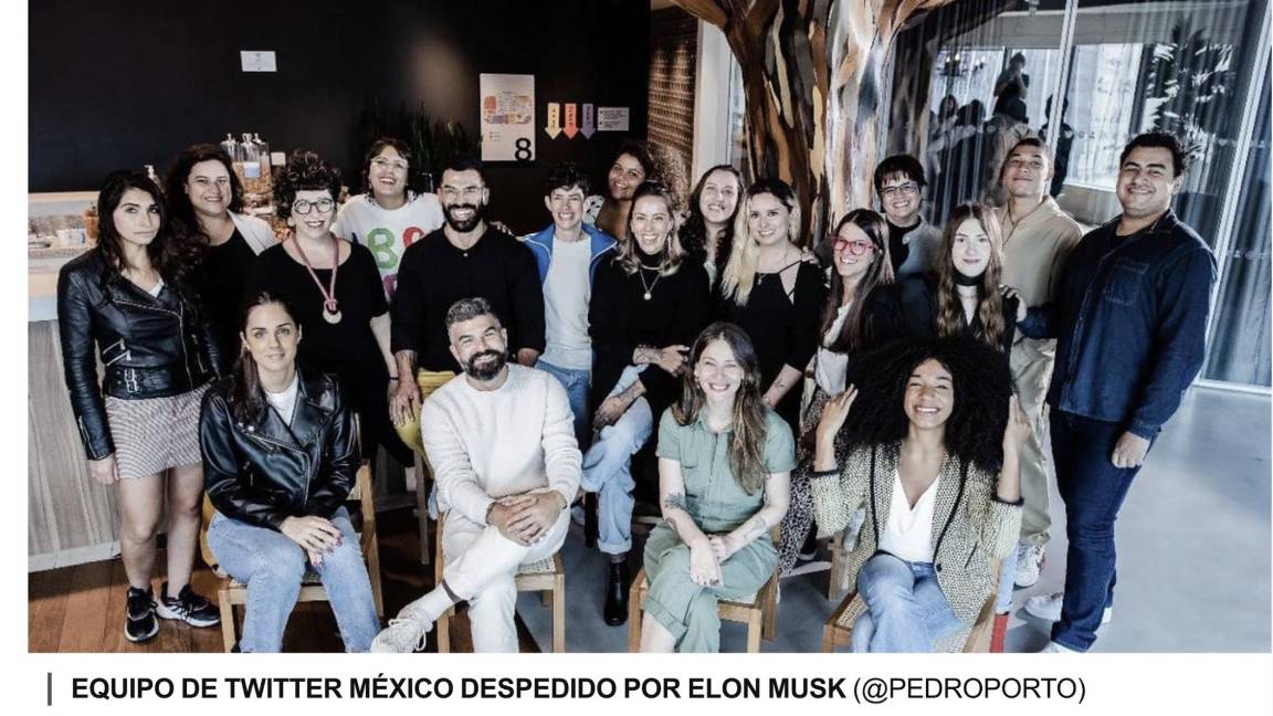 $!Elon Musk despide al personal de Twitter México