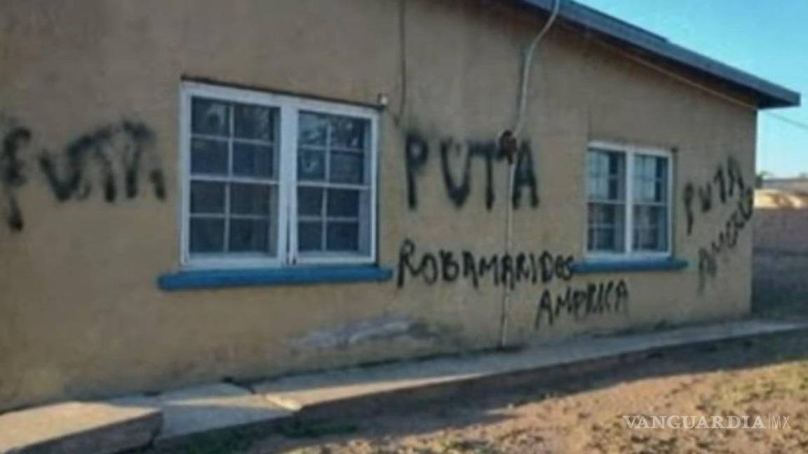 $!Acusan de “robamaridos” a diputada morenista en Chihuahua, vandalizan su casa