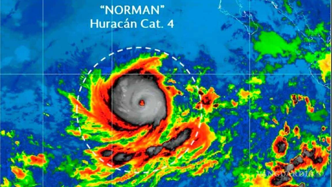 ‘Norman’ es categoría 4; no afectará a México
