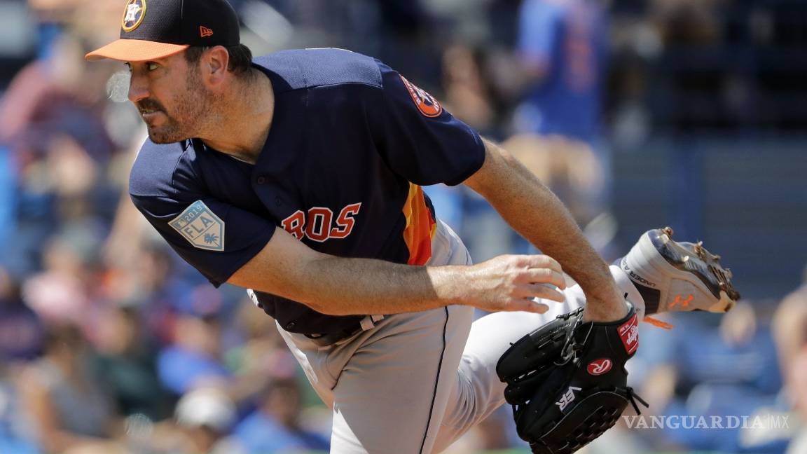 $!Justin Verlander firma por dos años y 66 millones de dólares con los Astros de Houston