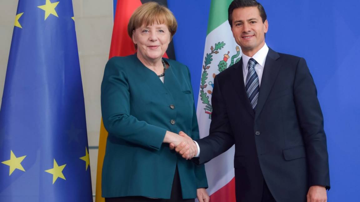 $!Angela Merkel en México, una exhibición de &quot;músculo político&quot; frente a Donald Trump