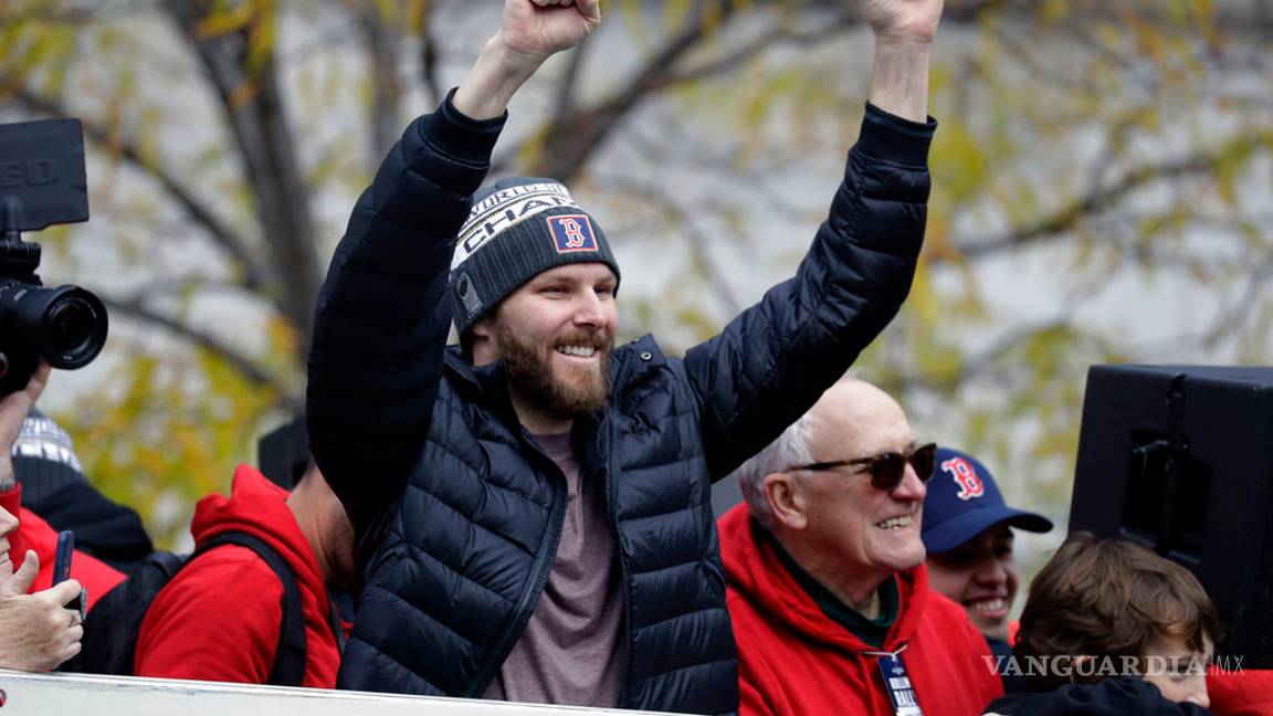 $!Así festejaron los Red Sox de Boston su noveno campeonato