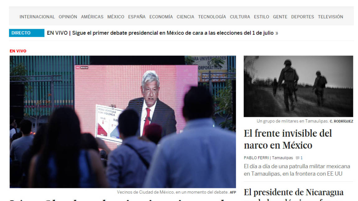Debate de candidatos a la Presidencia de México no pasa desapercibido para medios internacionales